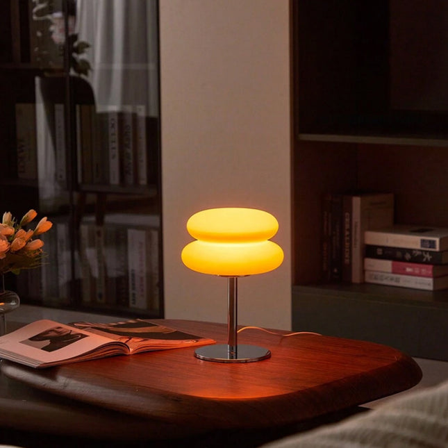 Lámpara infantil de silicona en forma de rana con luz ajustable para dormitorio o habitación de niños.