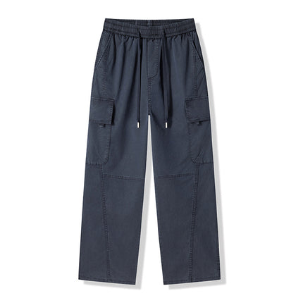 Pantalones cargo urbanos de lyocell con múltiples bolsillos