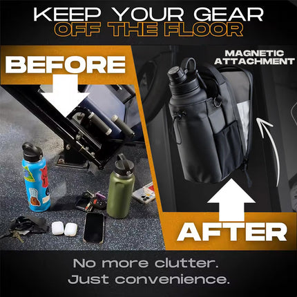 Bolso bandolera magnético para el Gym.