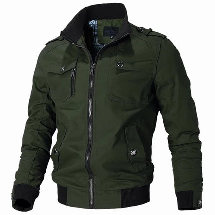 Chaqueta bomber para hombre, ideal para primavera y otoño