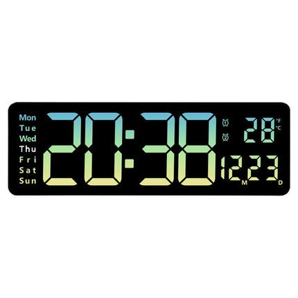 Reloj digital de pared LED de 13 o 16 pulgadas