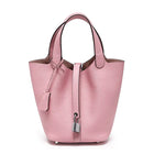 Bolso de mano de mujer en piel de vaca, color variado