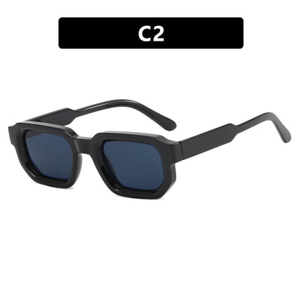 Gafas de sol cuadradas retro con protección UV
