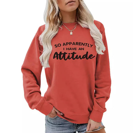 Sudadera de terciopelo con cuello redondo ATTITUDE Rosa - tugranalmacen.com