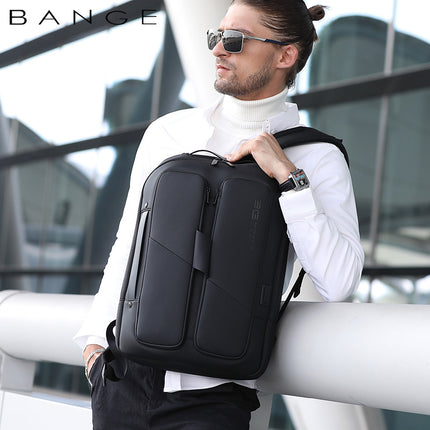 Mochila antirrobo impermeable para hombre, capacidad de 20-35L
