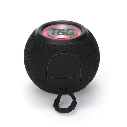 Altavoz Bluetooth portátil TG337 con subwoofer y diseño en tela