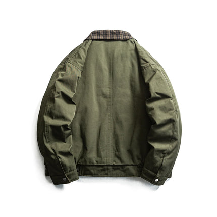 Chaqueta de Trabajo para Hombre Patchwork | Workwear Cuadros color Verde
