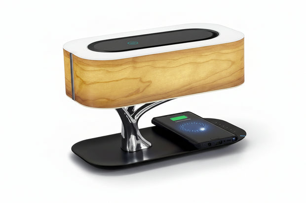 Lámpara LED de mesa multifunción con altavoz Bluetooth y cargador