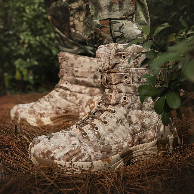 Botas de camuflaje altas para senderismo al aire libre - tugranalmacen.com