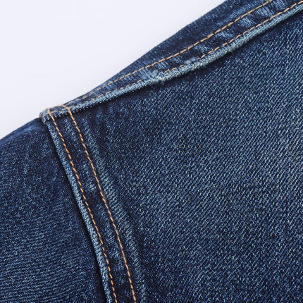 Chaqueta Vaquera de Mujer - Denim Azul Oscuro Estilo Clásico