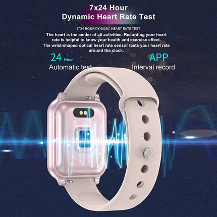 Pulsera inteligente con monitor de salud y notificaciones impermeable