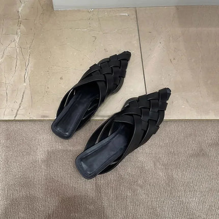 Zapatillas de moda para mujer, con punta puntiaguda - tugranalmacen.com