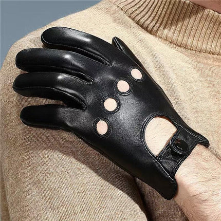 Guantes de cuero antideslizantes para hombre - tugranalmacen.com