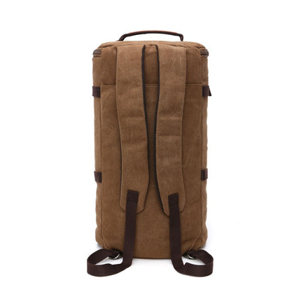Mochila de lona para hombre, ideal para viajes y senderismo