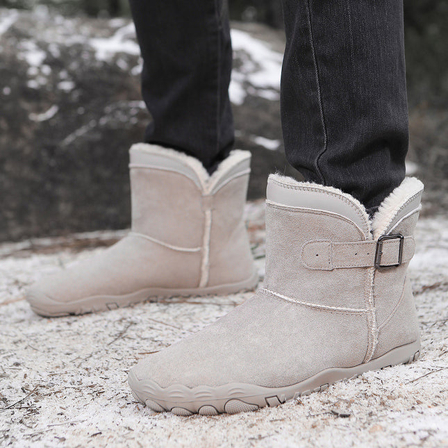 Botas de nieve unisex con forro cálido y suela segura