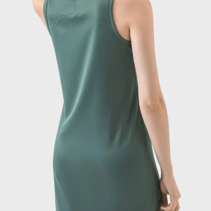 Vestido deportivo sin mangas para mujer, ideal para actividades casuales