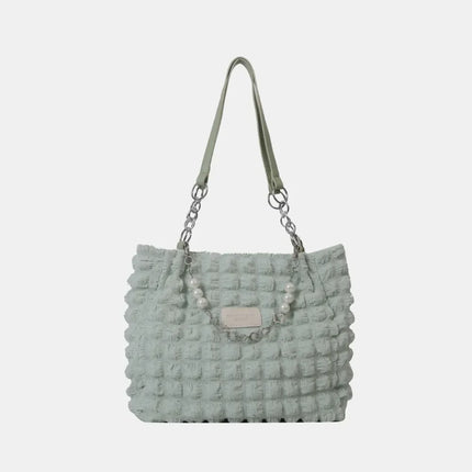 Bubble Textured Tote Bag - tugranalmacen.com