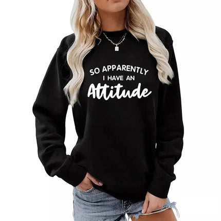 Sudadera de terciopelo con cuello redondo ATTITUDE Rosa - tugranalmacen.com