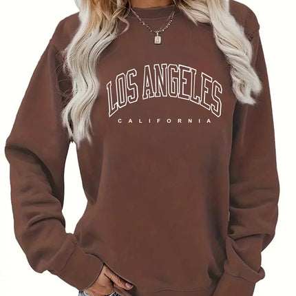 Sudadera LA Marron - tugranalmacen.com