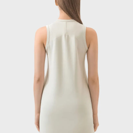 Vestido deportivo sin mangas para mujer, ideal para actividades casuales