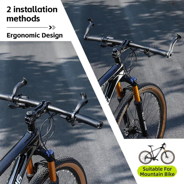 Ergonomic Design MTB Bicycle Road Gravel Mountain Bike Handlebar Bar Ends Gravel Bike Accessories Bike Grips - tugranalmacen.com