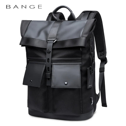 New BANGE Backpack Men's Casual Business Backpack Travel Large Capacity Backpack Student Schoolbag Backpack - tugranalmacen.com