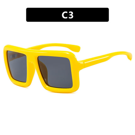 Gafas de sol cuadradas retro con protección UV