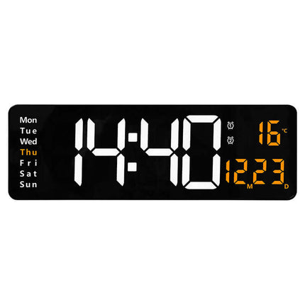Reloj digital de pared LED de 13 o 16 pulgadas