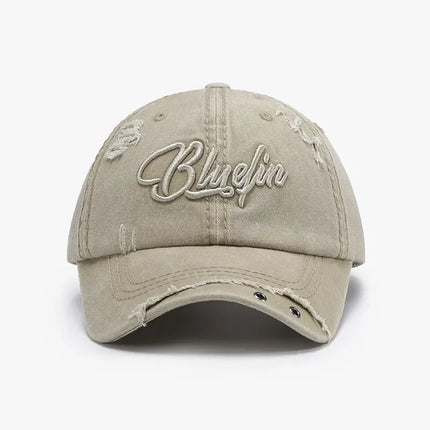 Gorra de béisbol de algodón con letras bordadas - tugranalmacen.com