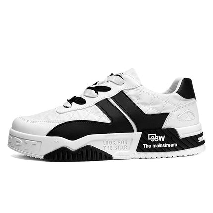 Zapatos casuales de hombre en PU con suela de goma