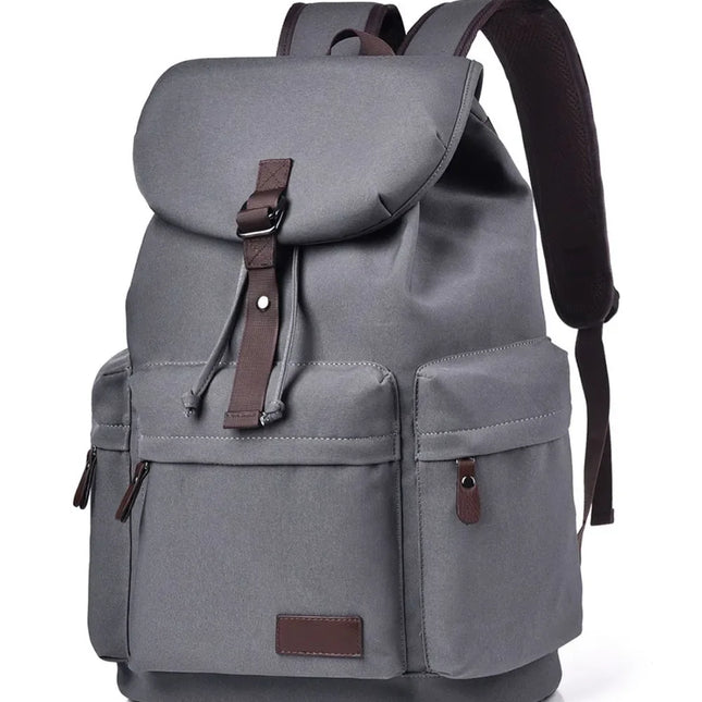 Mochila de lona M-4 con correa ajustable y múltiples bolsillos - tugranalmacen.com