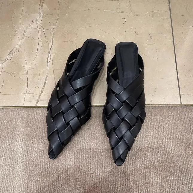 Zapatillas de moda para mujer, con punta puntiaguda - tugranalmacen.com