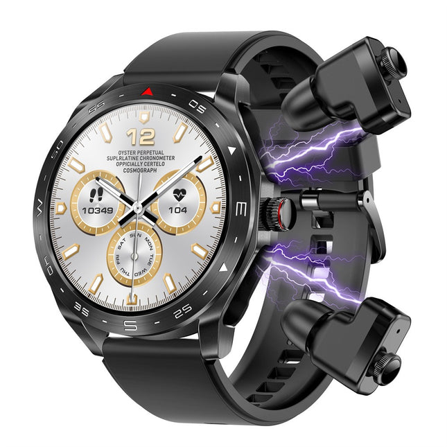 Reloj inteligente T95 con auriculares y monitor de salud