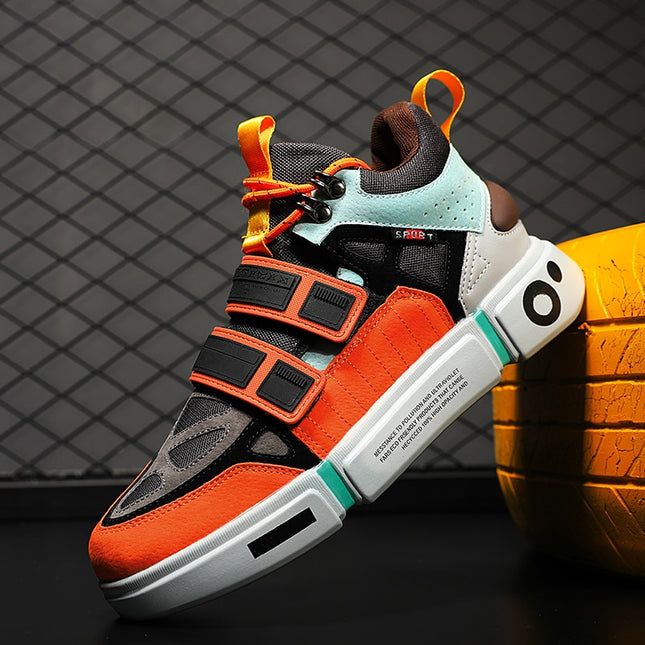 Zapatillas deportivas clásicas para hombre en color naranja