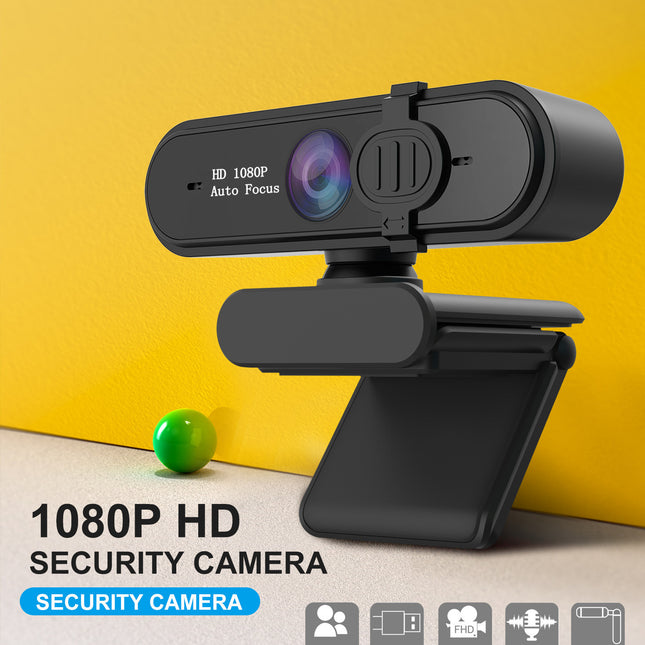 Cámara web 1080P con enfoque automático para videollamadas