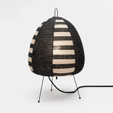 Lámpara de mesa de papel de arroz retro japonesa estilo wabi sabi - tugranalmacen.com