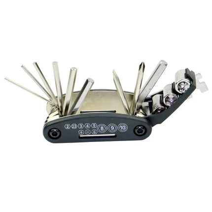 15 In 1 Inner And Outer Hexagon Screwdriver Wrench Combination Tool Bicycle Repair Tool Riding Equipment Accessories - tugranalmacen.com