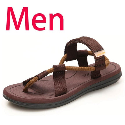 Sandalias gladiador para hombre sin cordones, perfectas para verano