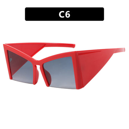 Gafas de sol modernas de media montura para eventos y fiestas