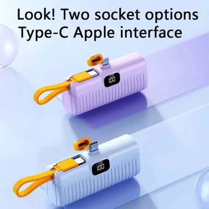 Powerbank mini de 30000Mah inalámbrico con indicador de carga