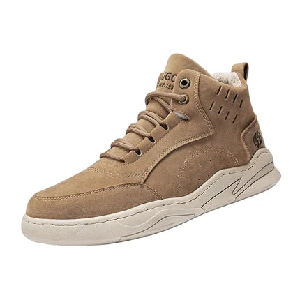 Zapatillas casual de ante para hombre-Comodidad y estilo en color marrón, estilo urbano y cómodo para looks informales. 