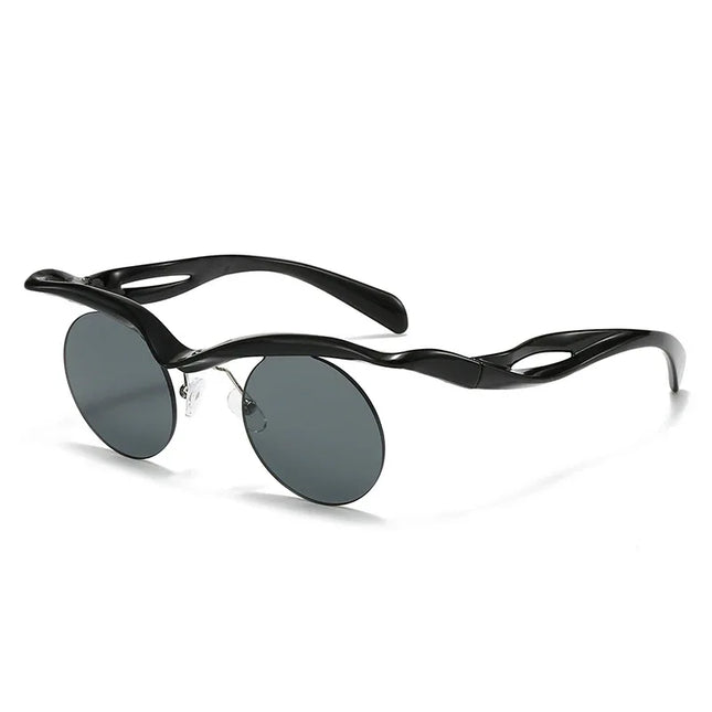 Estark gafas de sol con montura redonda para mujer - tugranalmacen.com