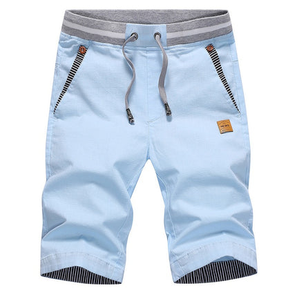 Pantalones cortos de hombre en algodón, secado rápido y cómodos