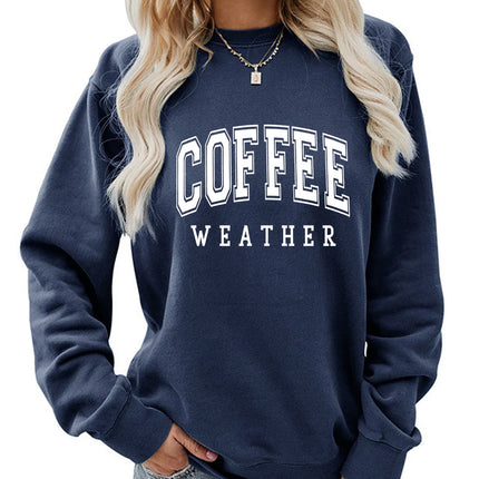 Sudadera COFFEE Azul - tugranalmacen.com