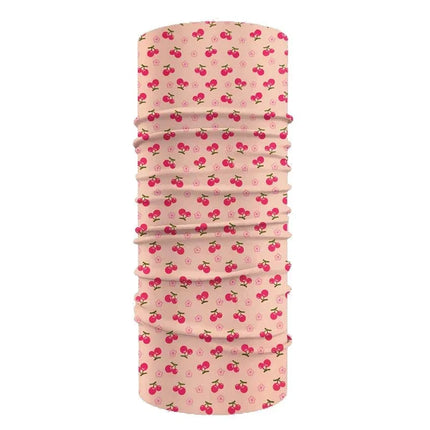 Bandana Multifuncional - Proteccion UV Deportiva Cerezas