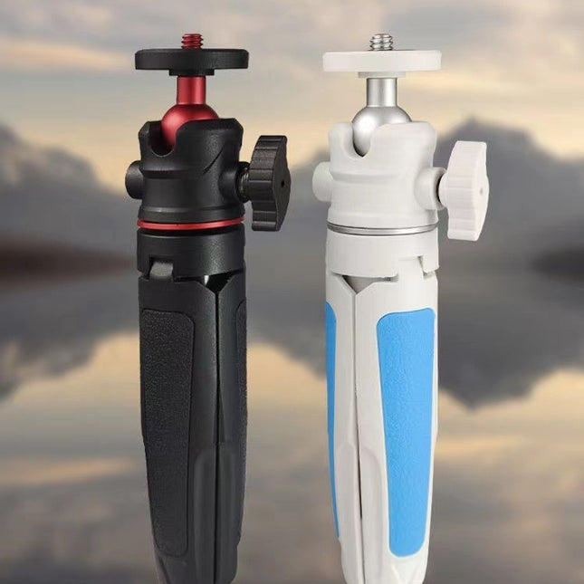 Mini tripode para selfie, soporte telescópico portátil