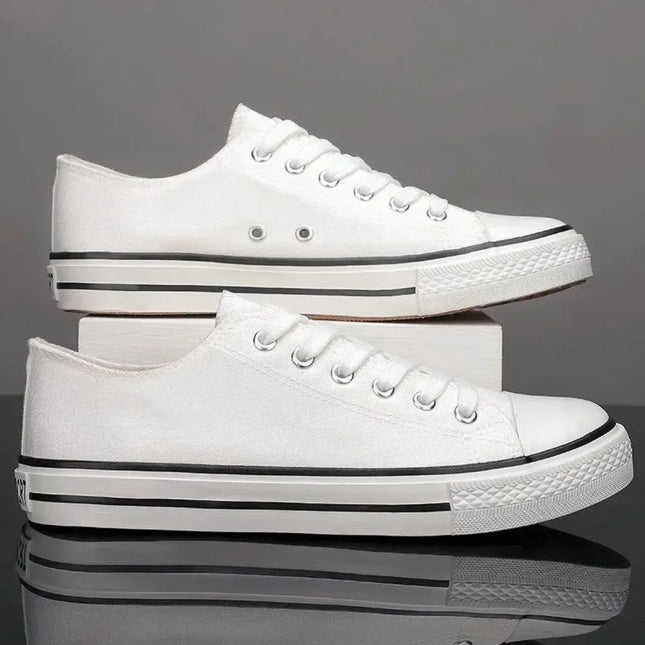 Zapatillas Stann de lona con cordones y punta redonda f.seo - tugranalmacen.com