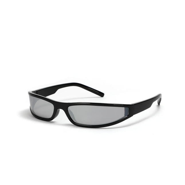 Narrow frame sunglasses for men personality trend futuristic style colorful sunglasses for women - tugranalmacen.com