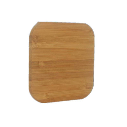 Cargador inalámbrico Qi de madera de bambú para smartphone