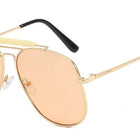 Gafas de sol piloto con marco metálico para mujer